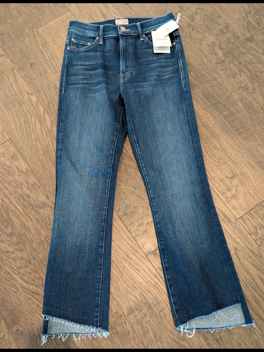 Mother - The Insider Crop Step Fray Jeans - Home Movies - size 26- NWT!!